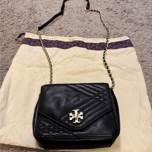 Tory Burch Black Quilted Crossbody Bag